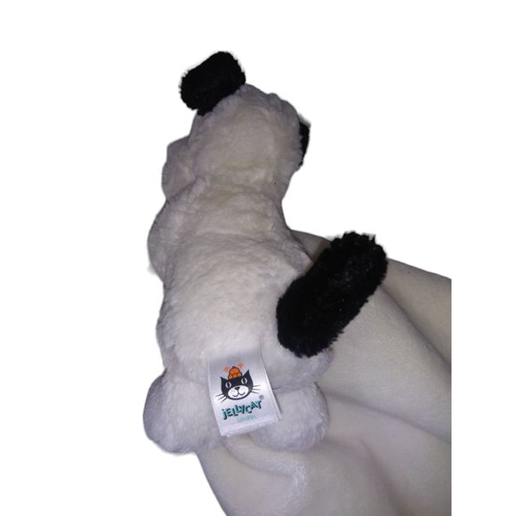 Jellycat Bashful Puppy White Stuffed Dog Cream Lovey Baby Security Blanket - Picture 3 of 7